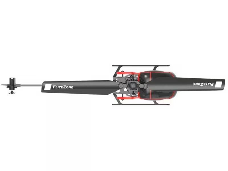 FliteZone Helikopter Hughes 300 Rot, 4-Kanal, 6G, RTF
