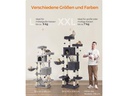 Feandrea Kratzbaum XXL, 206 cm, Rauchgrau/Beige