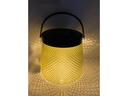 Dameco Laterne LED Solar, 15.2 cm, Gelb