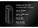 Netgear Tri-Band WiFi Router Nighthawk RS700S-100EUS