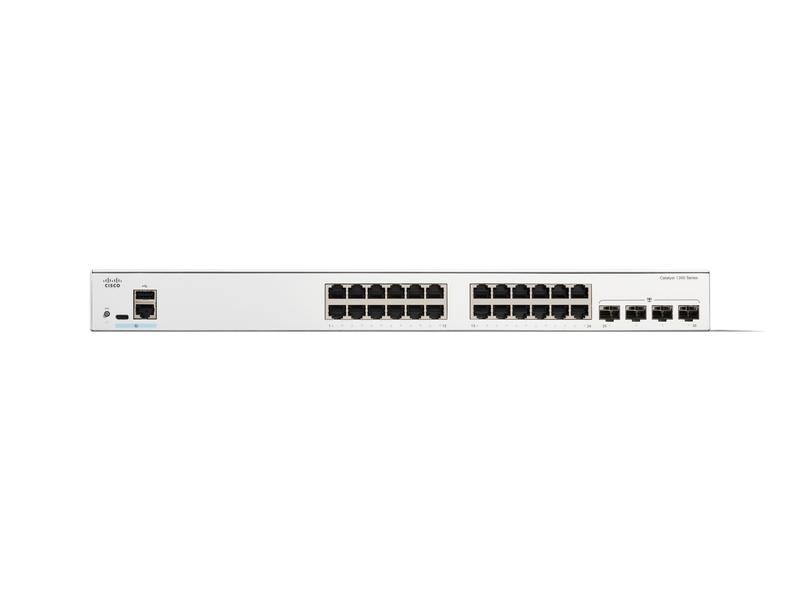 Cisco PoE+ Switch Catalyst C1300-24FP-4G 28 Port