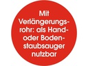 CLEANmaxx Akku-Hand- und Stielsauger Blau/Silber