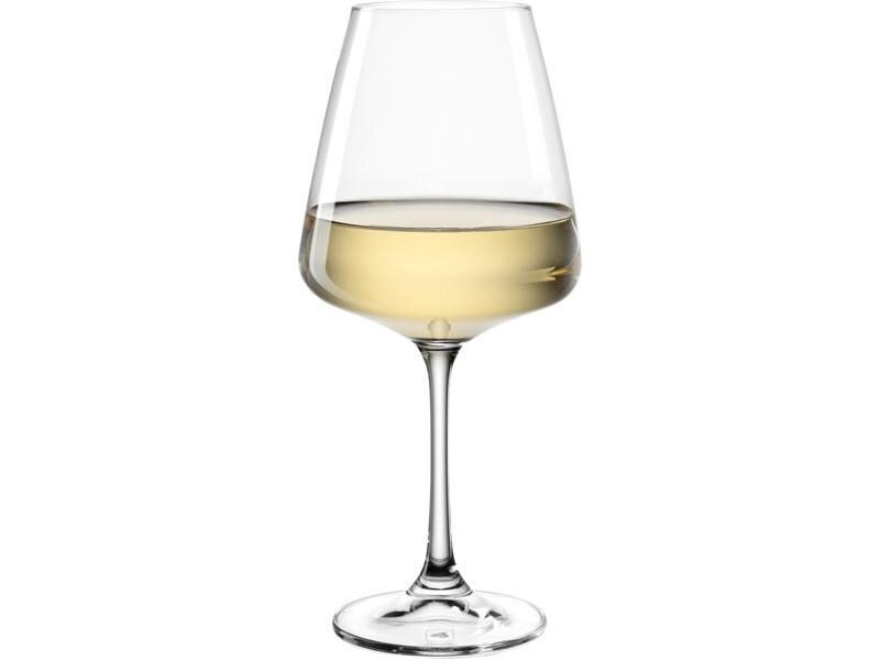 Leonardo Weissweinglas Paladino 540 ml, 6 Stück, Transparent