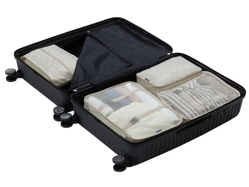 KOOR Kleiderbeutel Reesa, 4-teilig, Beige