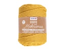 Glorex Wolle Makramee Rope gedreht 85 m x 5 mm, 500g, Senfgelb