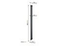 Vogel's Kabelkanal TVA 7000 1 m x 72 mm Schwarz