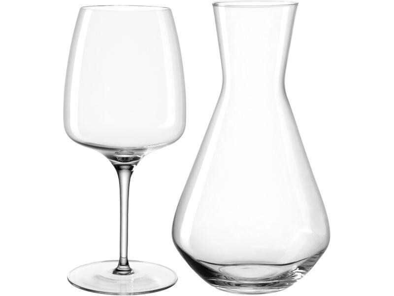 Leonardo Karaffe Cesti 1.2 l, 3-teilig, Grau/Transparent