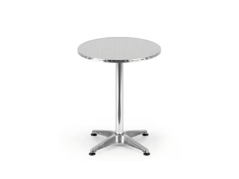 MAXXmee Bartisch klappbar, 115 x 60 cm, Silber