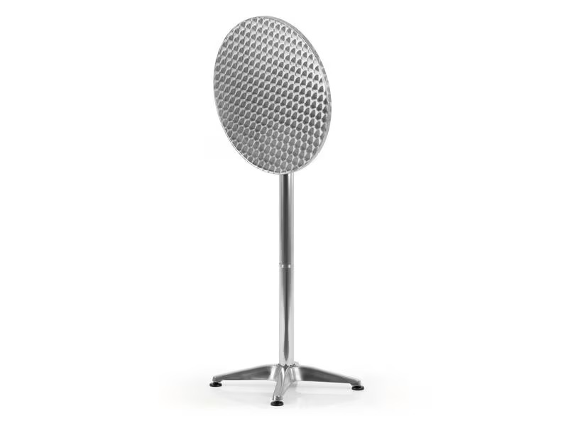 MAXXmee Bartisch klappbar, 115 x 60 cm, Silber