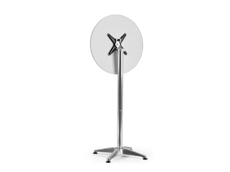 MAXXmee Bartisch klappbar, 115 x 60 cm, Silber