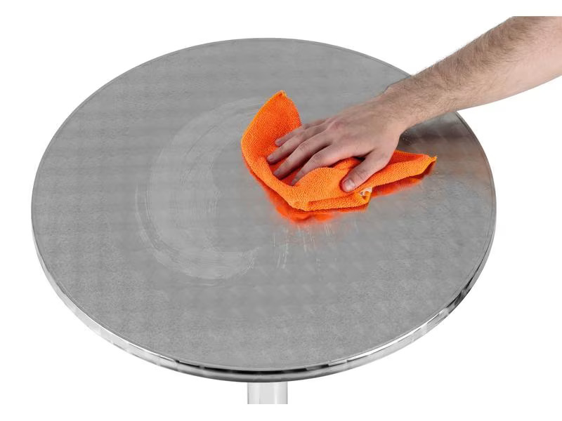 MAXXmee Bartisch klappbar, 115 x 60 cm, Silber