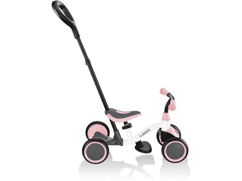 GLOBBER Kinder-Laufrad Learning Bike 3in1 Pink / Weiss