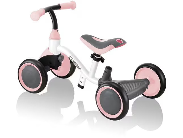 GLOBBER Kinder-Laufrad Learning Bike 3in1 Pink / Weiss