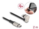 Delock USB 2.0-Kabel PD 3.0 60 W USB C - USB C 2 m