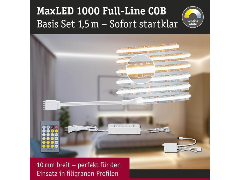 Paulmann MaxLED 1000 LED Strip Full-Line COB Basisset