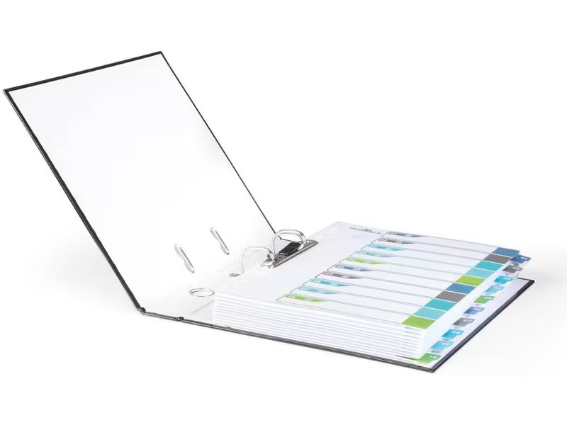 DURABLE Register A4+, 1-10, 5-farbig