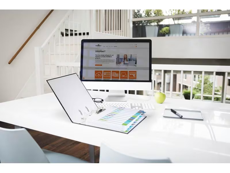 DURABLE Register A4+, 1-10, 5-farbig
