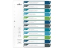 DURABLE Register A4+, 1-12, 5-farbig
