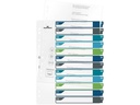 DURABLE Register A4+, 1-12, 5-farbig
