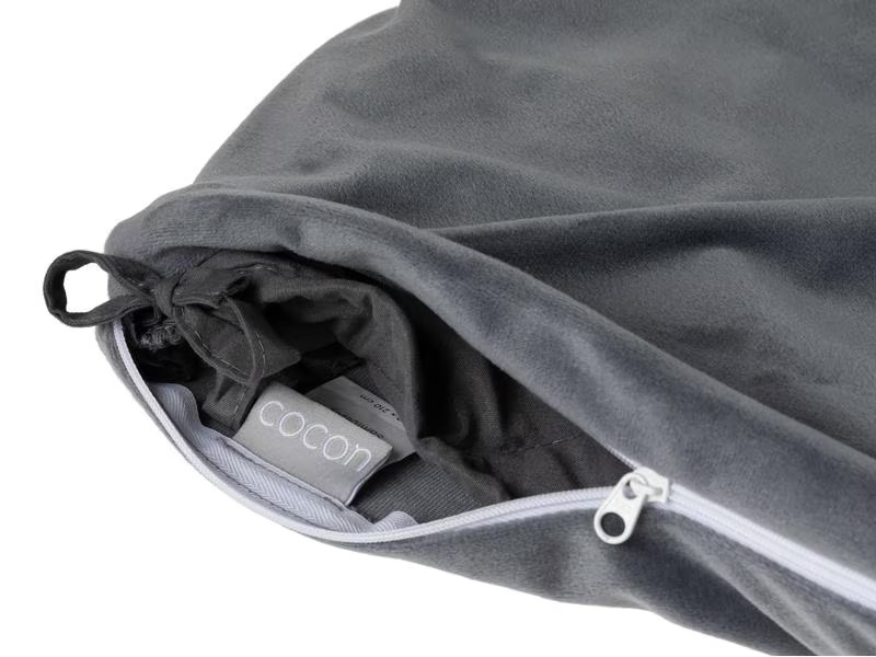 COCON Gewichtsdecke 9 kg, 160 x 210 cm, Grau