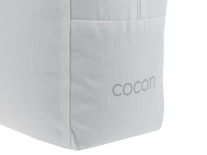 COCON Duvetbezug Sherpa 160 x 210 cm, Grau