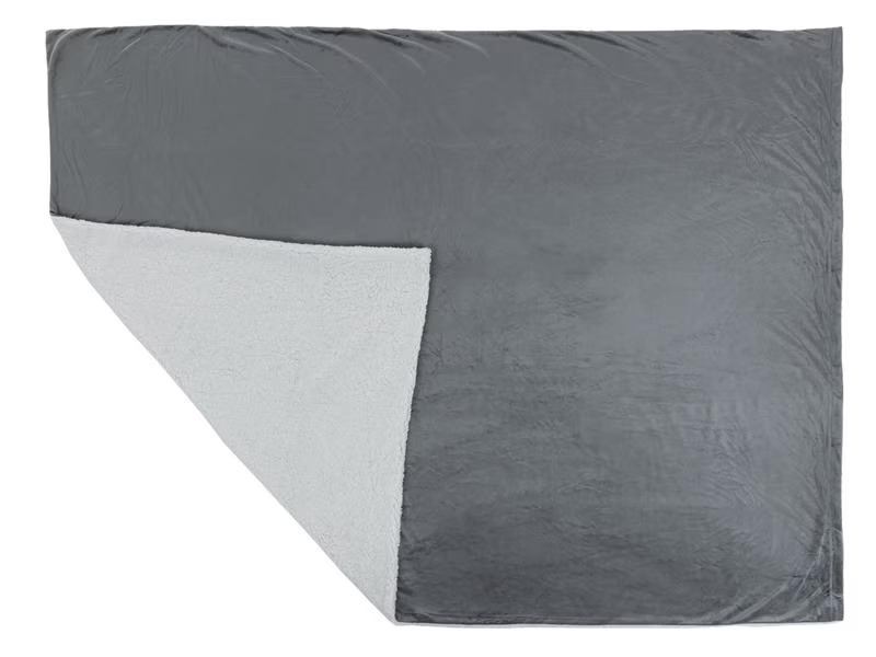 COCON Duvetbezug Sherpa 160 x 210 cm, Grau