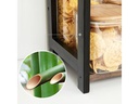 Songmics Regal 2 Ebenen, Braun/Schwarz