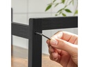 Songmics Regal 2 Ebenen, Braun/Schwarz