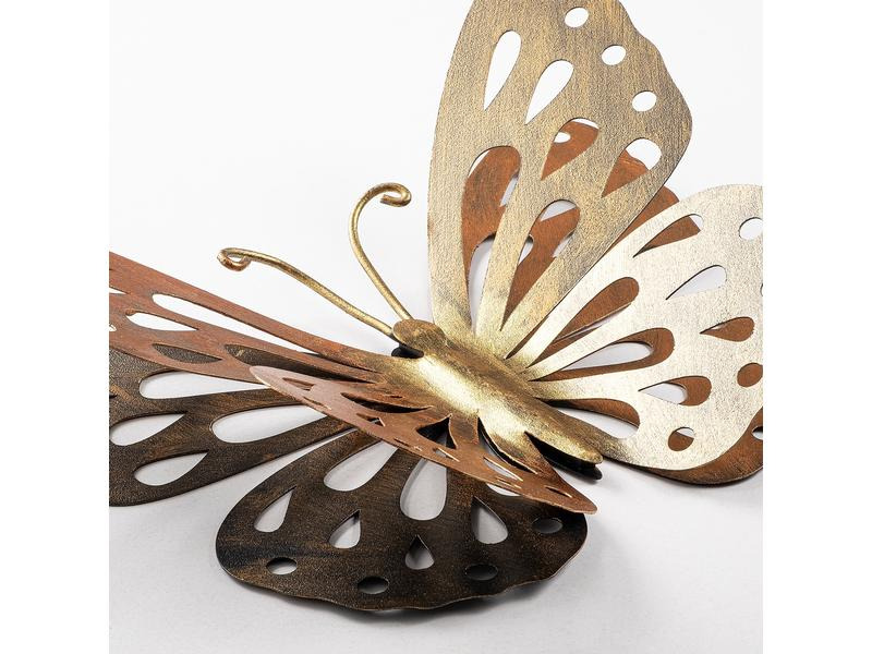 Wallxpert Wanddekoration Schmetterling 32 x 29 cm