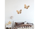Wallxpert Wanddekoration Schmetterling 32 x 29 cm