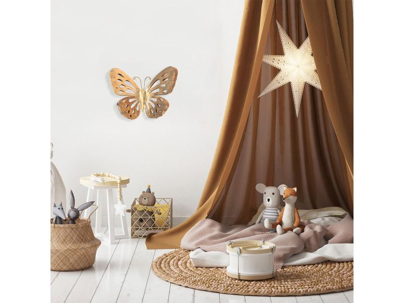 Wallxpert Wanddekoration Schmetterling 32 x 29 cm