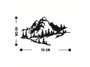 Wallxpert Wanddekoration Mountain 40 x 70 cm