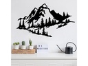 Wallxpert Wanddekoration Mountain 40 x 70 cm