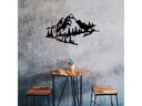 Wallxpert Wanddekoration Mountain 40 x 70 cm