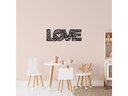 Wallxpert Wanddekoration Love 70 x 23 cm