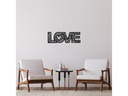 Wallxpert Wanddekoration Love 70 x 23 cm