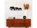 Wallxpert Wanddekoration Elefantenfamilie 15 x 150 cm