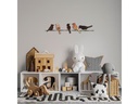 Wallxpert Wanddekoration Birds 81 x 18 cm