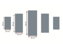 Wallxpert Bild Gitarre 5 Teile, 110 x 60 cm