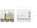 Partydeco Papierservietten Baufahrzeuge 16 x 13 cm, 20 Stück