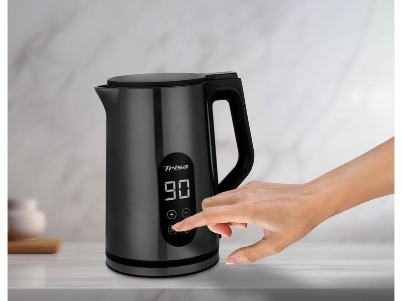 Trisa Wasserkocher Digital Boil 1.7 l, Anthrazit
