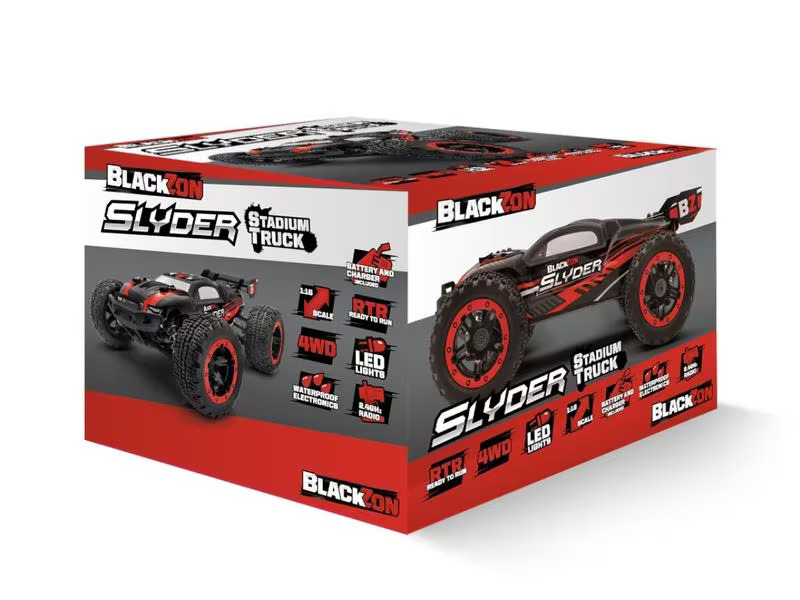 Blackzon Stadium Truck Slyder ST 4WD Rot, RTR, 1:16