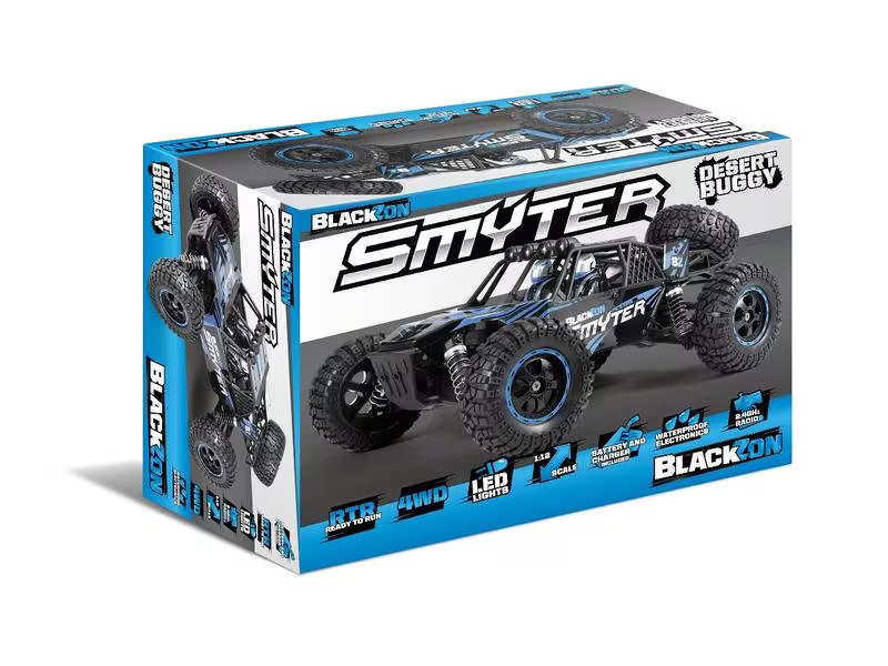 Blackzon Buggy Smyter DB 4WD Blau, RTR, 1:12