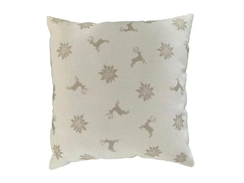 Hubatka Kissenbezug Hirsch 43 x 43 cm, Beige