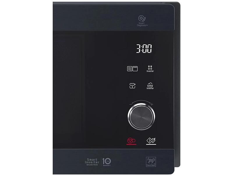 LG Mikrowelle mit Grill MH6565CPB Schwarz