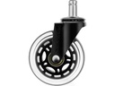 DELTACO Ersatzrollen Casters Schwarz