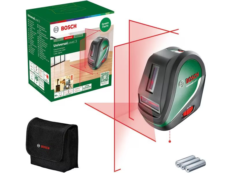 Bosch Kreuzlinien-Laser Universal Level 3 10 m