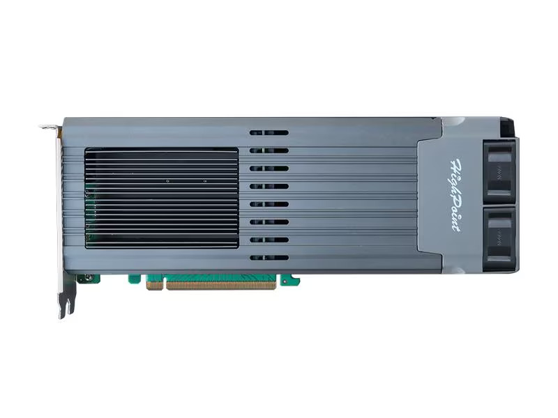 Highpoint RAID-Controller SSD7749M PCI-Ex16v4 - 8x M.2 NVMe