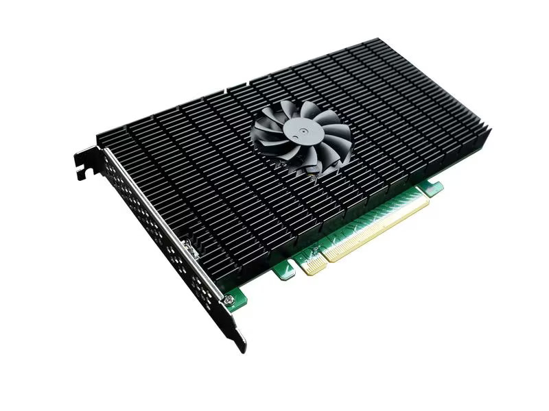 Highpoint RAID-Controller SSD7105 PCI-Ex16v3 - 4x M.2 NVMe, bootfähig