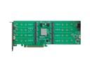 Highpoint Host Bus Adapter Rocket 1508 PCI-Ex16v4 - 8x M.2 NVMe